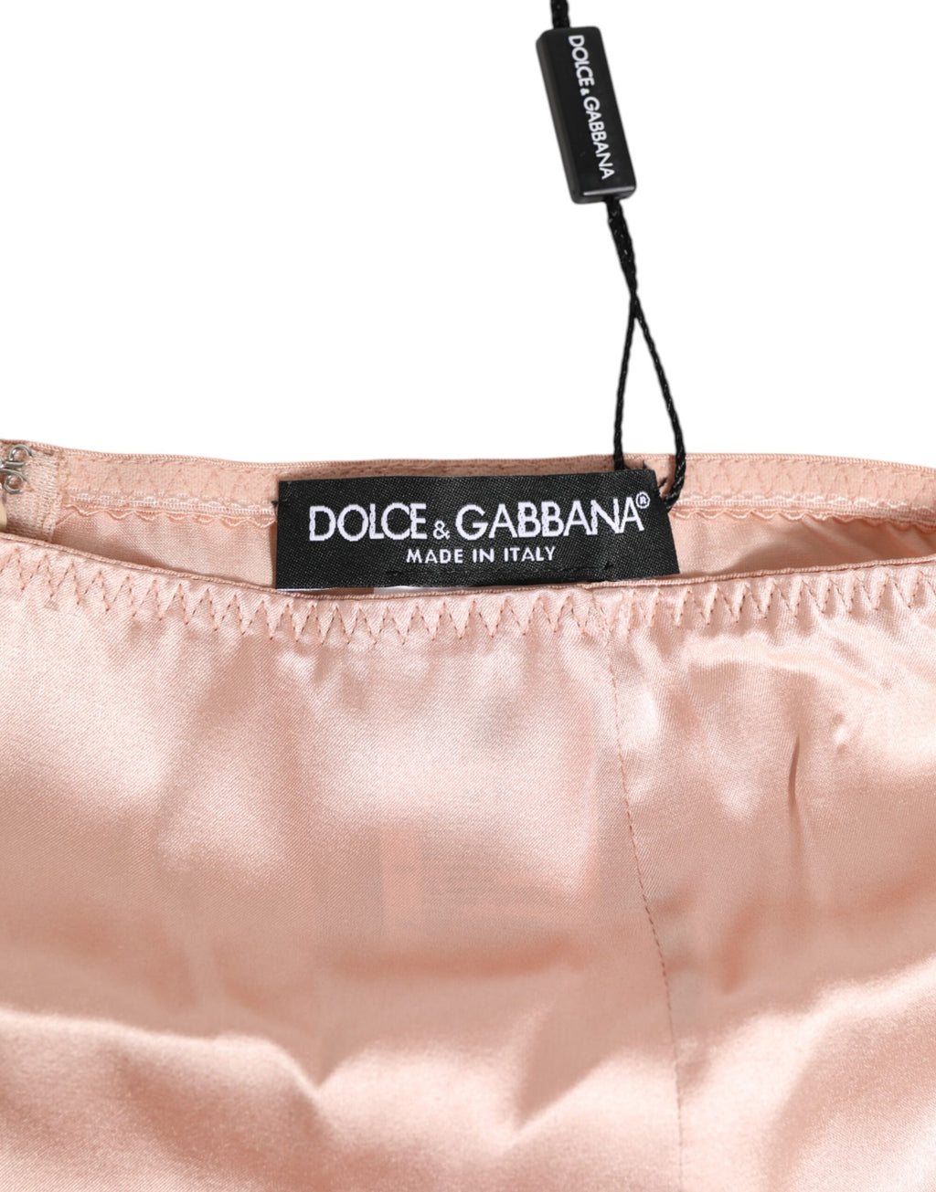 Dolce & Gabbana Pink Acetate High Waist Shorts Panty Underwear
