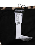 Dolce & Gabbana Brown Leopard Triangle Tanga Panty Underwear