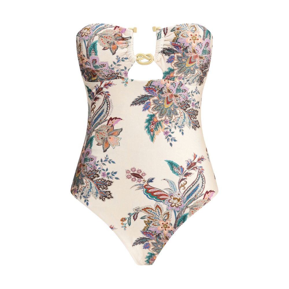 Zimmermann Multicolor Lycra One-Piece Swimsuit