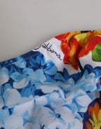Dolce & Gabbana White Floral Swimsuit 2 Piece Top Bottom Swimwear