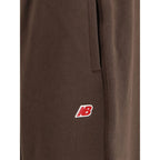 New Balance Brown Cotton Joggers (Workout Pants)