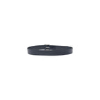 Armani Exchange Blue Leather Belt