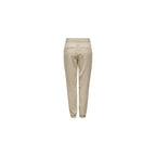 Only Beige Viscose Casual Pants