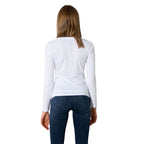 Armani Exchange White Cotton Long Sleeve