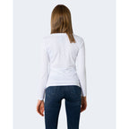 Armani Exchange White Cotton Long Sleeve