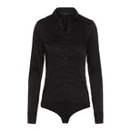 Vero Moda Black Cotton Bodysuit