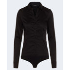 Vero Moda Black Cotton Bodysuit