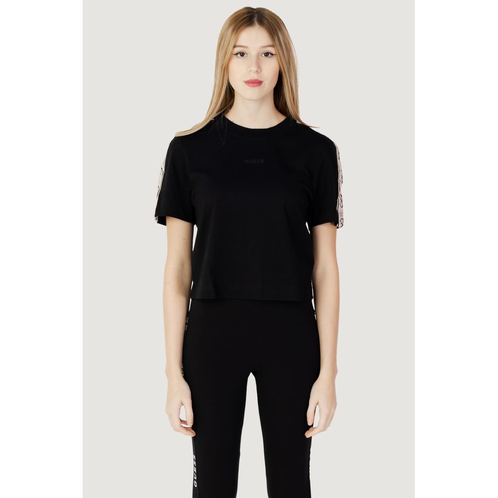 Guess Active Black Cotton T-Shirt