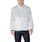 Armani Exchange White Polyester Jackets & Coat