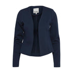 ICHI Blue Polyester Blazer