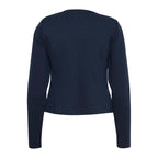 ICHI Blue Polyester Blazer