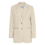 ICHI Beige Recycled Polyester Blazer
