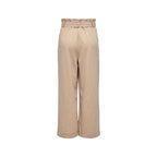 Only Beige Viscose Casual Pants