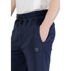 Hugo Boss Blue Cotton Bermuda