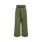 Only Green Viscose Casual Pants