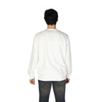 Hugo Boss White Cotton Sweatshirt