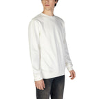 Hugo Boss White Cotton Sweatshirt