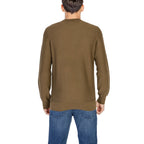 Hugo Boss Green Cotton Sweatshirt