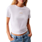 Calvin Klein Jeans White Recycled Cotton Sportswear