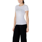 Guess White Cotton T-Shirt