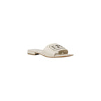 Guess Cream Leather Sandal