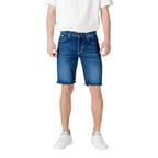 Antony Morato Blue Cotton Bermuda