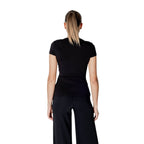 Armani Exchange Black Cotton T-Shirt