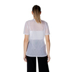 Armani Exchange White Polyamide T-Shirt