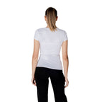 Armani Exchange White Cotton T-Shirt
