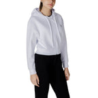 Armani Exchange White Cotton Hoody