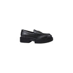 Armani Exchange Black Leather Platform