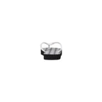 Armani Exchange Black And White Rubber Flip-Flop Sandal