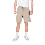 Replay Beige Cotton Bermuda Shorts