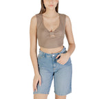 Only Brown Viscose Top