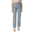 Only Blue Cotton Mom Jeans