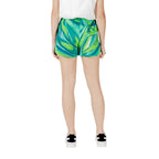 Only Green Viscose Shorts