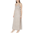 Only Beige Recycled Polyester Long Dress