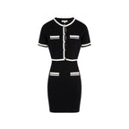 Morgan De Toi Black Viscose Short Dress