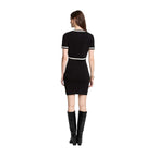 Morgan De Toi Black Viscose Short Dress