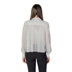 Morgan De Toi White Polyester Blouse