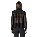 Morgan De Toi Black Polyester Blouse