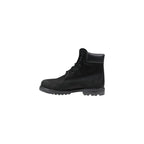 Timberland Black Leather Lace-Up Boots