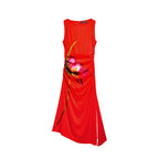 Desigual Red Viscose Long Dress