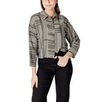 Jacqueline De Yong Green Viscose Blouse