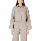 Only Beige Viscose Blouse