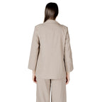 Only Beige Viscose Blazer