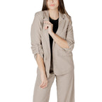 Only Beige Viscose Blazer