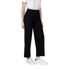 Street One Black Viscose Casual Pants