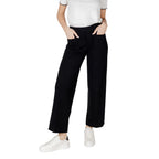 Street One Black Viscose Casual Pants