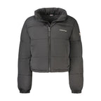 Guess Jeans Black Polyester Jackets & Coat
